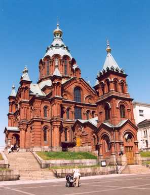 Buitenkant Uspensky kerk