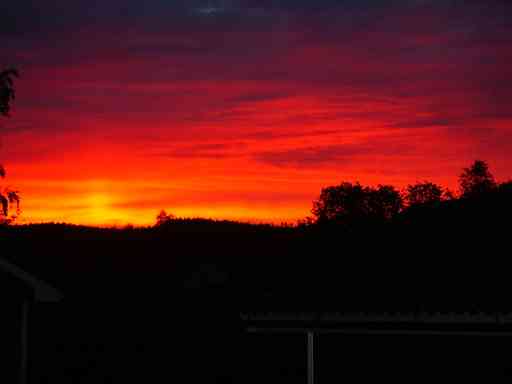 Sunset in Kramfors
